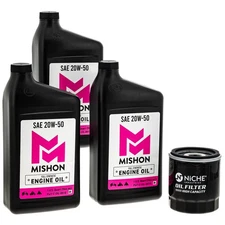 MISHON Engine Oil Change Kit for Harley-Davidson Iron Sportster 883 Super Low
