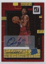 2022-23 Donruss Rated Rookie Choice Red Signatures 44/99 Ochai Agbaji Auto 12zi