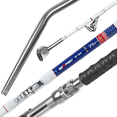 Trolling Rod Saltwater Offshore Big Game Fishing Rod Conventional Boat Rod with