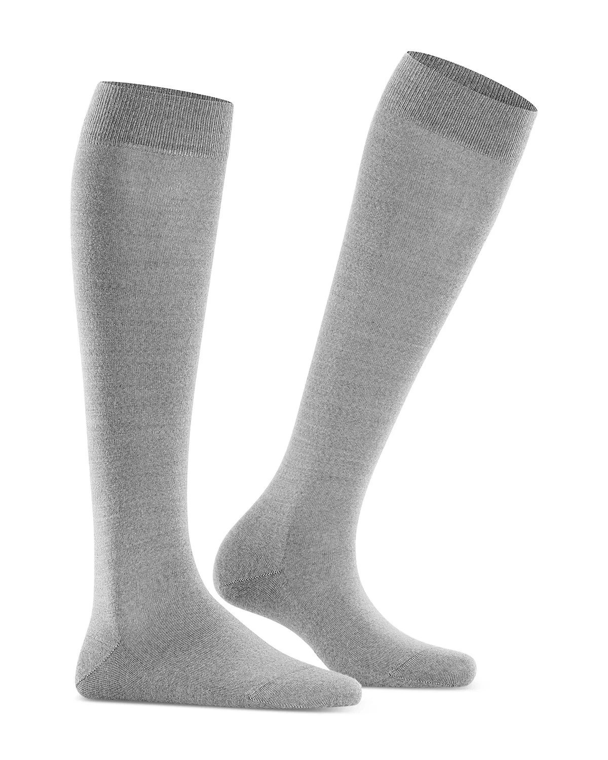 Falke L3658 Womens 1-Pair Grey Soft Merino Blend Knee-High Socks Size 6.5-7.5