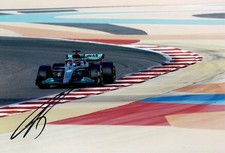 George Russell Signed 12x8 Photo – Mercedes F1 – AFTAL COA Autograph (3623)