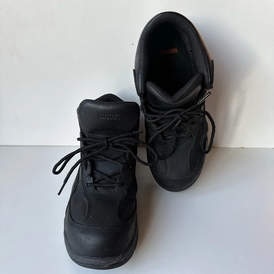 Safety Steal Toe Black WORX Boot Unisex Adult Quality Management Shoe Size: 7.5M - Image 3 of 4