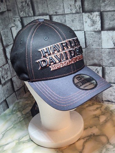 Harley-Davidson® Colorblocked New Era 39THIRTY Sombrero Negro 99446-16VM (S/M) - Imagen 4 de 5