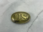 US Union Brass Metal Belt Buckle CIVIL WAR Reenactment/ Reproduction