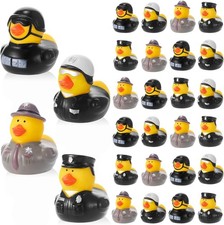 100 Pcs Police Rubber Ducks Bulk 2 Inch Rubber Ducks Party Favor Police Decorati