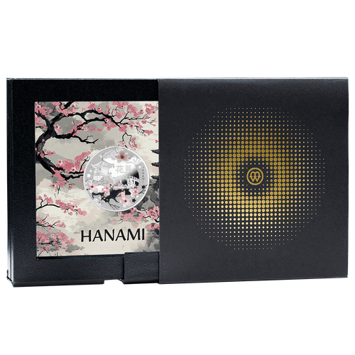 2025 Niue Hanami Cherry Blossoms 17.50 Gram Silver Digital Printed Proof Coin - Picture 3 of 3