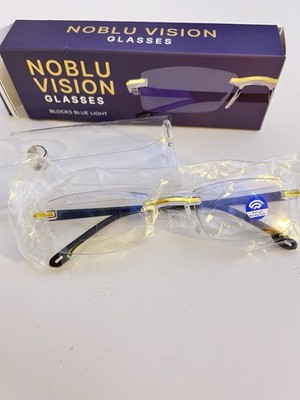Noblu Vision Bluelight Glasses Women Or Men Lightweight No Blue Glare