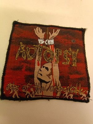 Autopsy Patch Acts  Of The Unspeakable Aufnäher  Grave Repulsion Massacre 1993