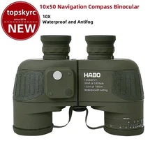 10x50 Navigation Compass Binocular Antifog ED Telescope 10X IR Rangefinder