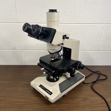 OLYMPUS BH2 TRINOCULAR MICROSCOPE WITH 2X/10X/40X OBJECTIVE SET BH-2 BHTU Read 