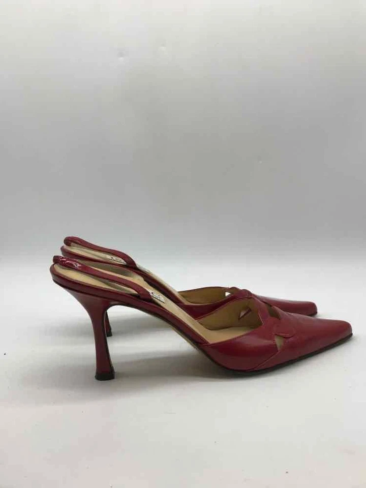 Tacones Isaac Mizrahi rojos usados talla 7,5 Foto 4 de 4