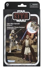 Star Wars 3.75 Vintage OBI-WAN UTAPAU & AIRBORNE CLONE TROOPER 212TH BATTALION
