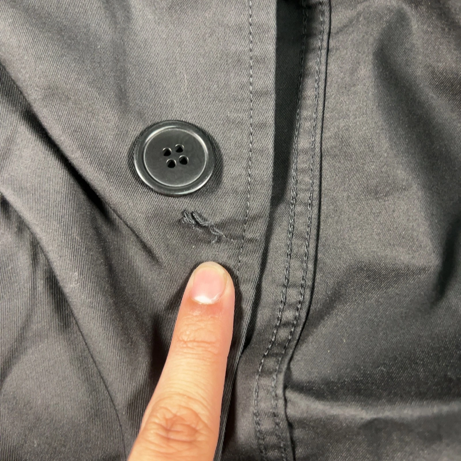 Buck Mason Black Storm Stopper Mackintosh Trench Mens Sz XS NWI Msrp378 [GB1] image 13