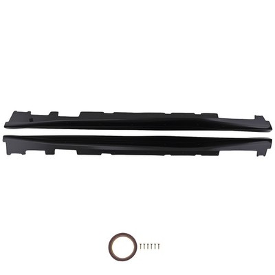 Side Skirts Extension Panel Lip for Chevy Camaro RS SS LT LS 16-2023 Matte Black