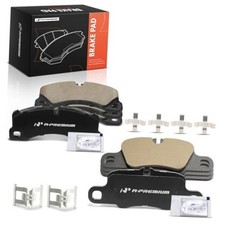 Front and Rear Ceramic Brake Pads Set Compatible with Porsche Models -