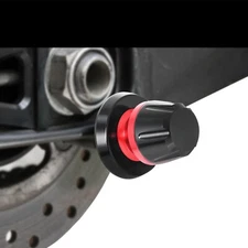 Red L-Sonic 6MM Swingarm Stand Spools For YZF R6 R1 06-08 09 10 11 12 13 14 -MC