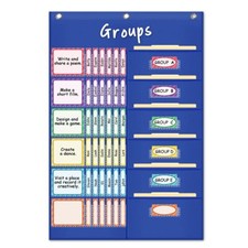 Small Group Management Pocket Chart with 84 Cards to Keep Small Groups Organi...