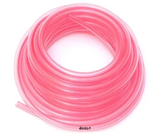 Helix Clear Red / Pink 1/8" 3mm Polyurethane Fuel / Vent Line - 5' Feet