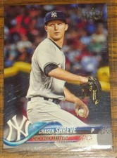CHASEN SHREVE 2018 Topps Series 2 CARD #497 VINTAGE STOCK PARALLEL #D 96/99