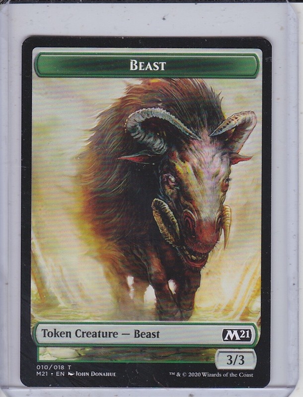 MtG Magic The Gathering Core 2021 Token Cards x1