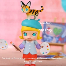 POP MART x KENNYSWORK Molly Auction Molly Blue Mini Figure