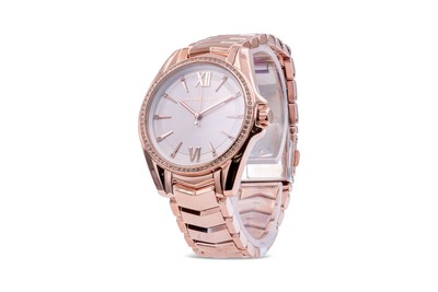 Michael Kors Whitney Rose Gold-Tone Crystal Ladies Watch MK6694 | eBay