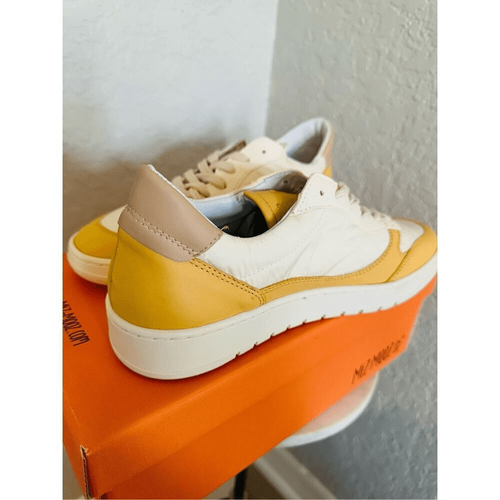 Sneaker Miz Mooz Veronica in pelle leggera giallo/bianco taglia 9 euro 40, nuova con etichetta - Foto 8 di 16