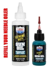 LUCAS Extreme Duty REFILL 4oz Gun Oil 10877 & 1oz Needle Oiler 10875