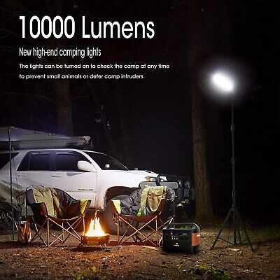 Conpex Led Camping Lights 11000 Lumens Telescoping Camping Light Tripod w/  case