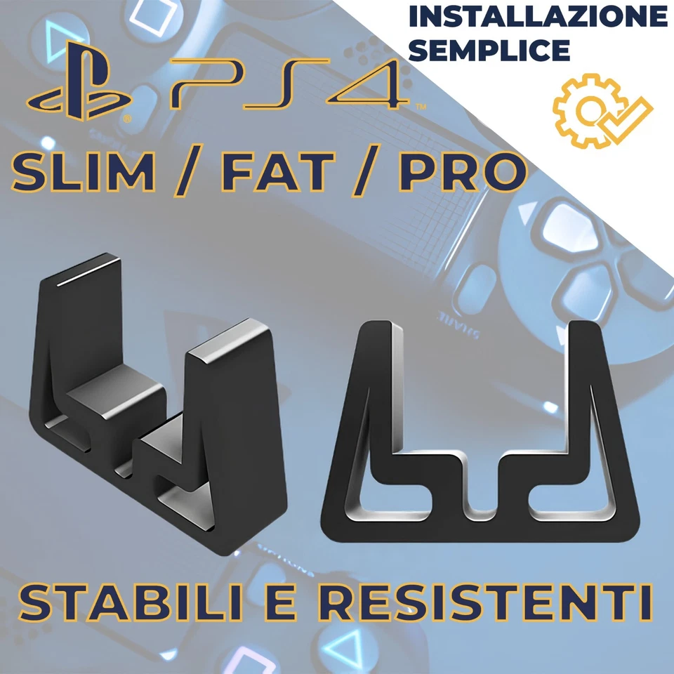 Supporto Verticale Ventilato PS4 Fat Slim Pro – Base Stabile e Salva-Spazio - Immagine 3 di 4