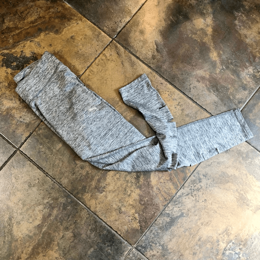 Puma Women Gray Leggings with Side Cutouts Size L