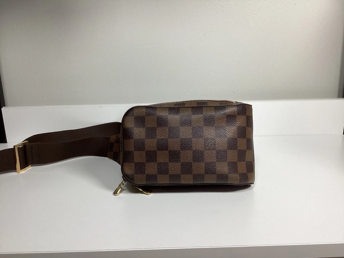 lv sling bag brown