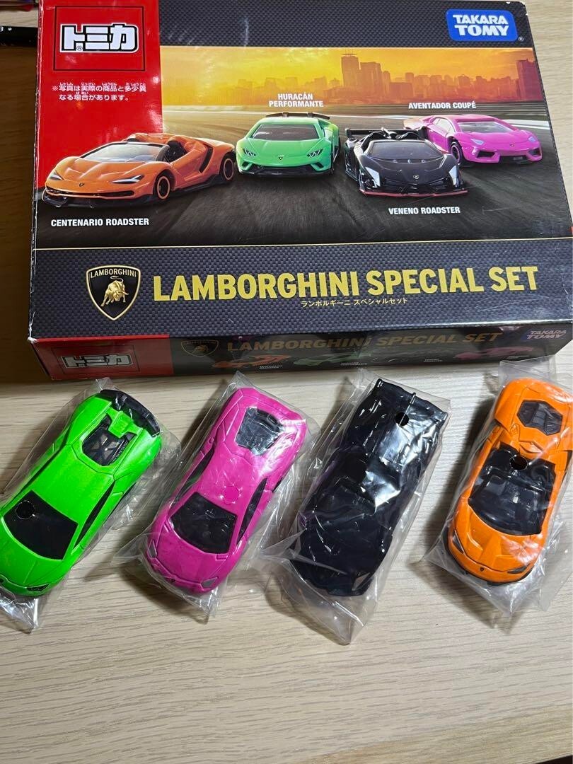 新品 トミカビーム　ランボルギーニ　イエロー✖️4 トミカ博 2024 ランボルギーニ トミカビーム イエロー - メルカリ