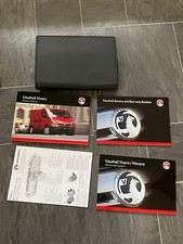 Vauxhall Vivaro Owners Handbook, Service Book, and Infotainment Book in Wallet