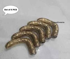 Set Of 5 Brass Derby Vintage Handle Antique for Wooden Cane Walking Stick Gift