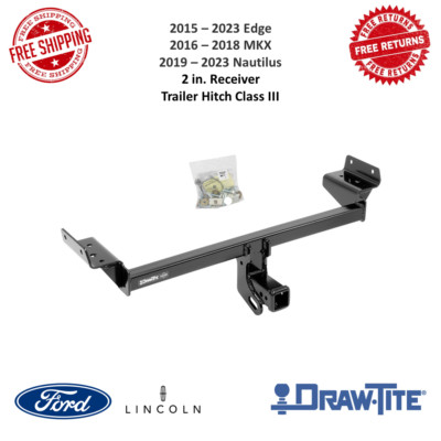 Draw-Tite 75234 Trailer Hitch Class III, 2 in. Receiver Fits Edge, MKX, Nautilus