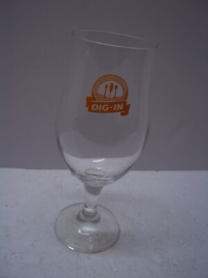 Dig In Stemmed Wine Glass