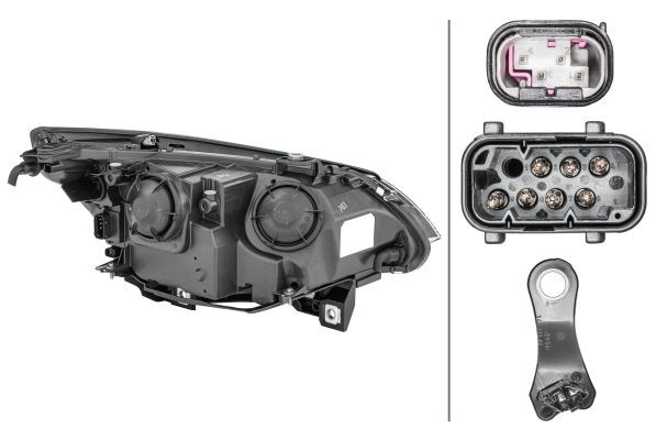 Phare gauche BMW 525d 530d 520d M5 optique avant pour berline et touring