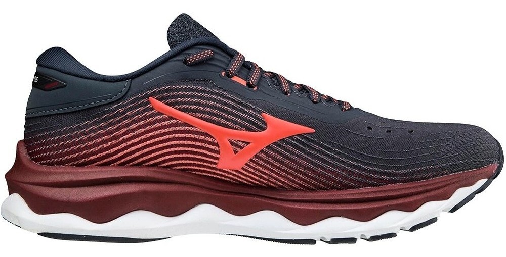 Mizuno Damen Laufschuhe Wave Sky 5 India Ink Living Coral Pomegranite Dame 28190₽