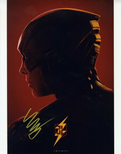 Ezra Miller Authentic Signed Color 11x14 Satin Photo Flash Justice League COA #2 - 第 1/1 張圖片