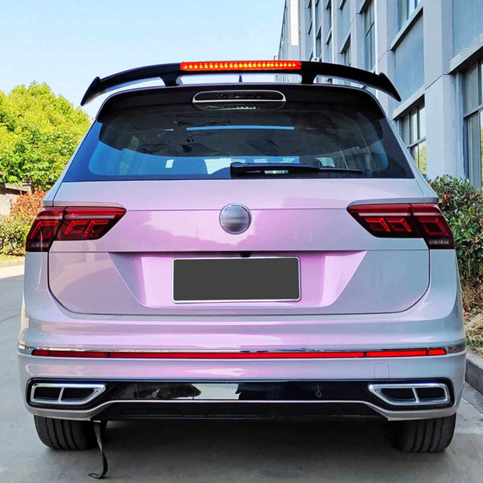 Universal Black Rear Roof Spoiler Wing w/ Light Fit For Chrysler Town & Country - Image 4 of 4