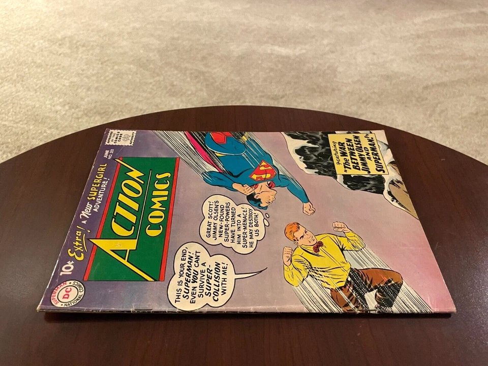 Cómics de acción #253 (DC Comics 1959) Segunda Supergirl Curt Swan de la Edad de Plata 4,0 en muy buen estado Foto 2 de 4