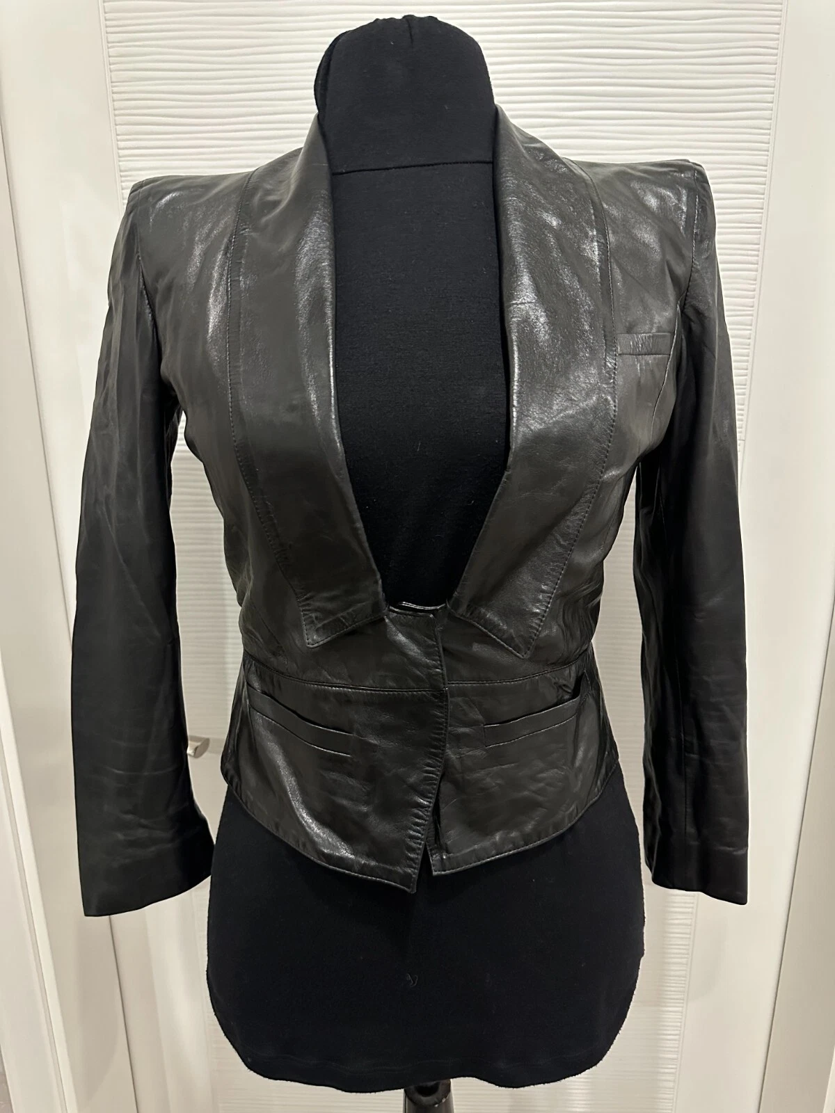 Fendi — Fendi Leather Jacket Made in Italy Size 40