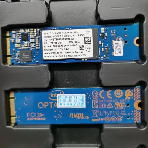 New Intel Optane 64GB M10 Memory SSD M.2 2280 MEMPEK1J064GA PCIe 3.0 Xpoint NVMe - Picture 2 of 6