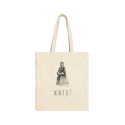 Cotton Canvas Tote Bag Nursing Nursing Student Florence Nightingale nurse