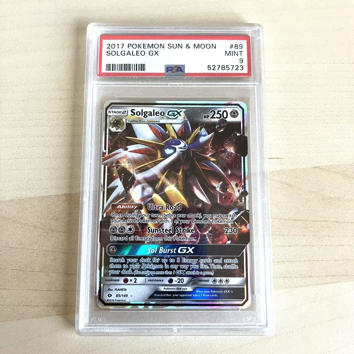 Solgaleo GX - Sun & Moon Pokémon card 89/149