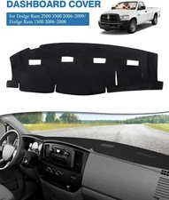 Polyester Dashboard Mat Dash Cover fits for 2006-2008 Dodge Ram 1500 2500 3500