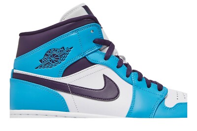 Air Jordan Air Jordan 1 Mid Blue White 554724-415 Men's Sizes | eBay