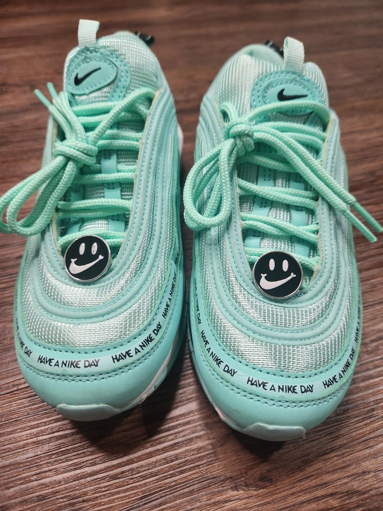 Nike Air Max 97 Have A Nike Day Women's Size 6.5 Turquoise Sneakers Hot