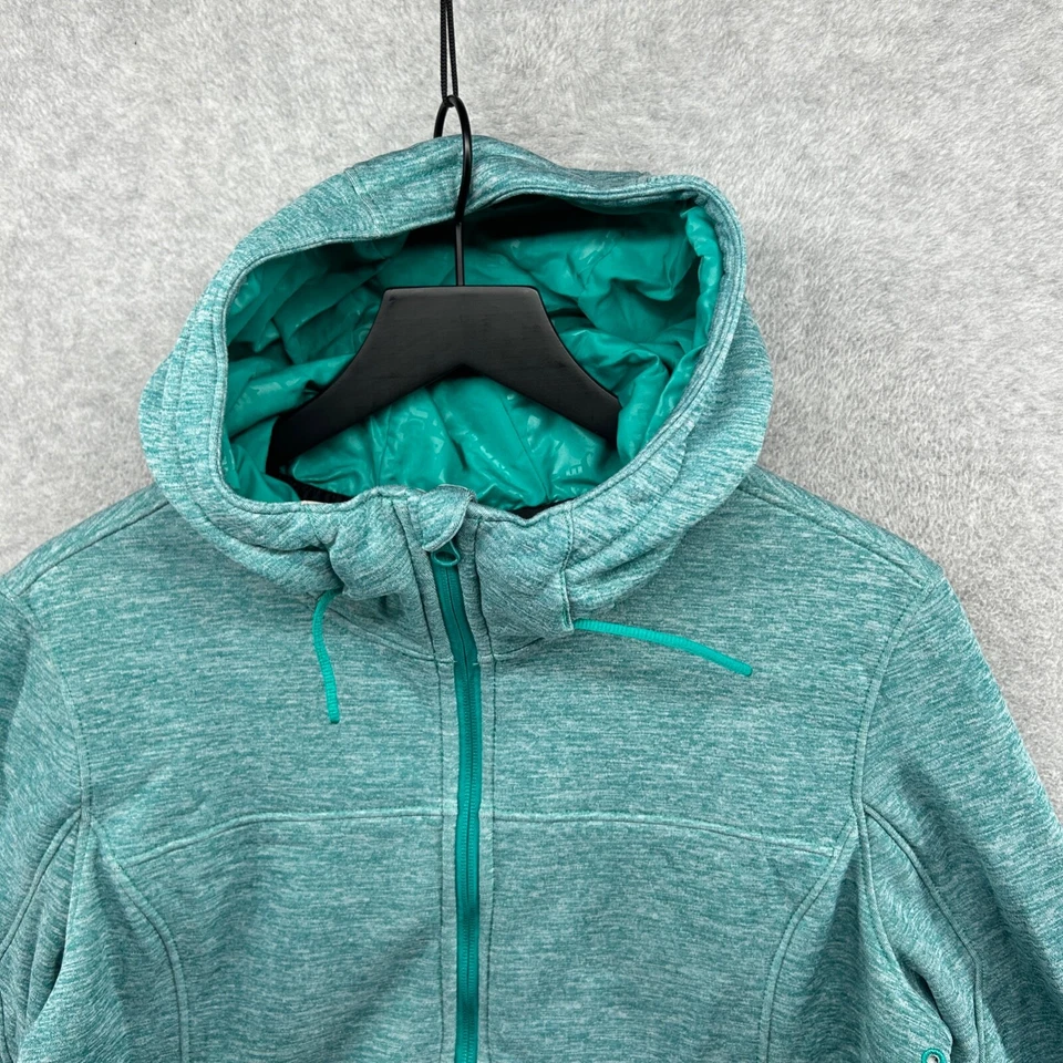 Chaqueta Oakley para mujer talla M verde azulado manga larga cremallera completa con capucha polar Foto 4 de 4